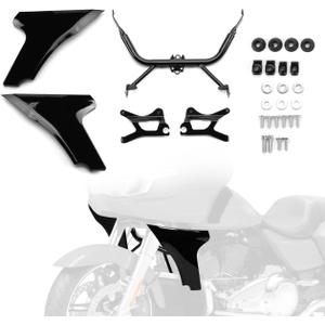 Side Fairing Panel Bracket Motorcycle Fairing Support Brackets Kit Fit for Touring Road Glide 2024-up,CVO Road Glide 2023-up,CVO Road Glide ST 2024-up (Vivid Black)