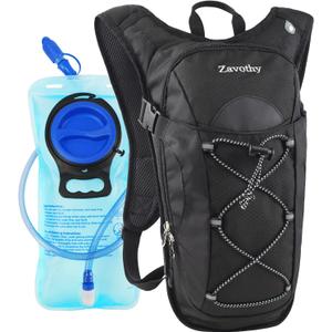 Zavothy Hydration Backpack with 2L Hydration Bladder Water Backpack for Hiking Hydration Pack for Running Cycling Hiking