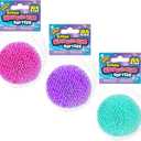 2 x ORB Curiosities Sugar Smooshies Softees Slow Rise Sugar Ball 3 Pack - Soft, Squishy and Stretchy Stress Ball Squishies for Play and Stress Relief - Sugar Water Filled Fidget Toys for Kids and Adults, 2.75 inches