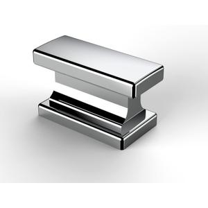 Asidrama 10 Pack Polished Chrome Kitchen Cabinet Knobs for Dresser Drawers - Zinc Hardware (Single Hole Knob)