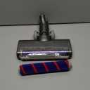 Upgraded Hardwood Floor Vacuum Attachments with Headlights for Dyson V6 DC59 DC61 DC74 , Replacement Parts Motorhead,Soft Roller &PP Bristle Motorized Brush Accessories for Tile,Carpet,Rug Cleaning.
