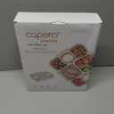 Caperci Snackle Box Container With 2 Sauce Cup & Handle, 8 Compartment, 12.2 x 9.45 x 2.36 inches