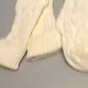 VIBILIA Christmas Stockings 4 Pack, 18 Inches Large Size Knitted Xmas Stocking for Fireplace, Holiday Party Decorations (White)