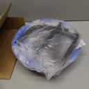 Heated Bird Baths for Outdoors,Large Capacity 100W Thermostat Control Heated Birdbath with 5-Prong Metal Base Water Heated Bird Bath Bowl for Outside Winter Garden Patio Yard Lawn (Blue)