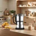 Coffee Grinder Electric, 400W Spice Grinder for Fine Powder, 14oz Large-Capacity Beans Herb Grinders with 304 Stainless Steel Blades, Grain Mills for Home Use