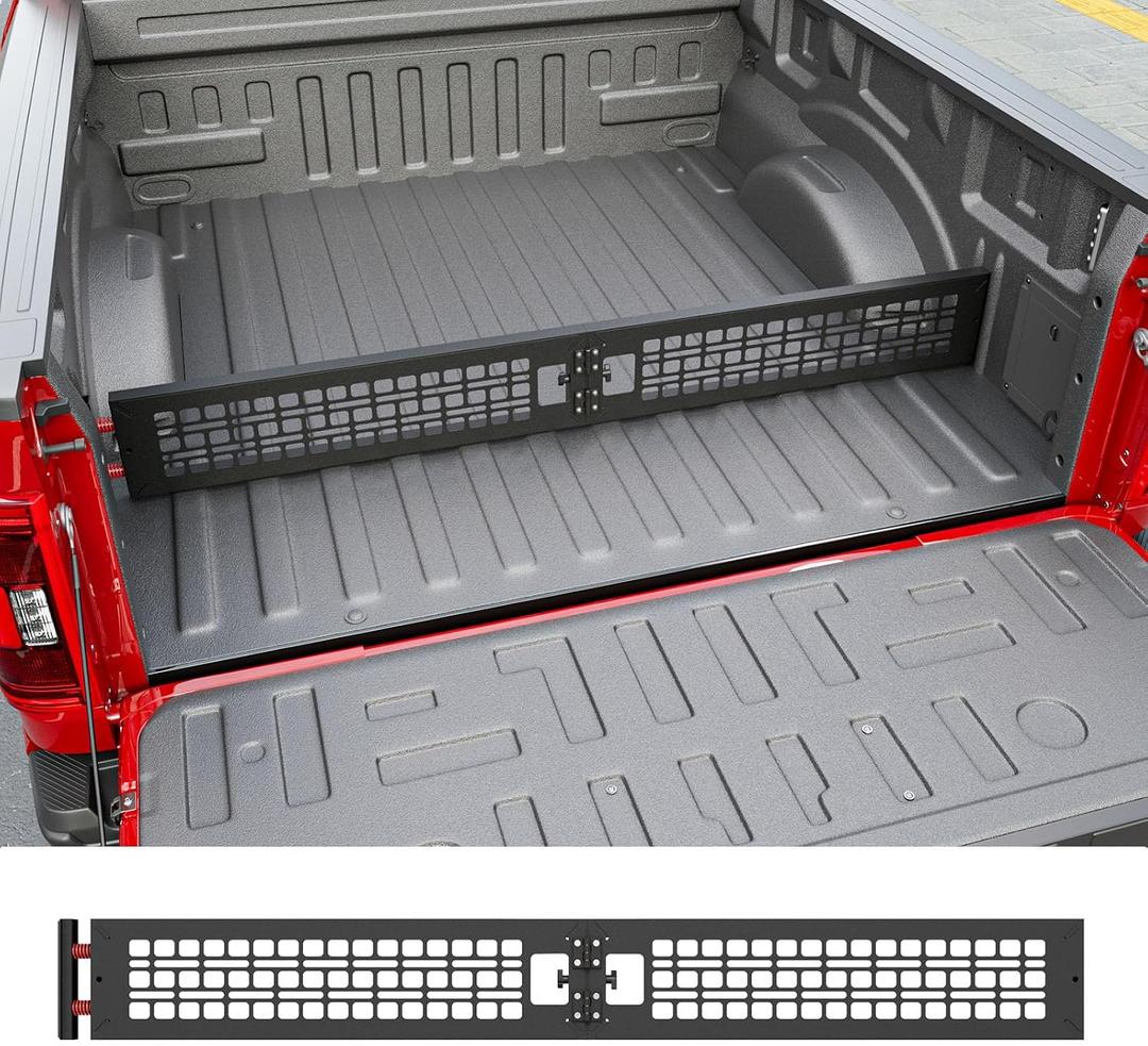 SZYANG Truck Bed Divider Compatible with 2015-2026 Ford F150 Cargo Manager Molle Panel Truck Bed Organizer Replacement for 2015-2026 Ford F-150 Accessories