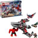 LEGO Marvel Captain America vs. Red Hulk Battle Building Set - Avengers Toy for Kids - Birthday Gift for Boys and Girls Ages 7+ - Includes Hulk Action Figure and Super Hero Minifigures - 76292
