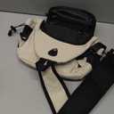 Small Crossbody Bag Casual Sling Bag for Men, Convertible Backpack, 3-in-1 Anti-Theft Shoulder Bag Trendy Daypack for Travel, Beige