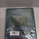 KOUFALL Short Green Christmas Curtains for Kitchen Bathroom Window,Sheer Linen Decorative Curtains for Bedroom (36"W x 45"L (Pack of 2))