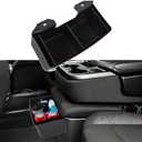 Center Console Hanging Organizer Box for Chevy Silverado/for GMC Sierra 1500 2019-2026,for Silverado/for Sierra 2500HD 3500HD 2020-2026 Jump Seat Accessories,Only Fit Split-Bench Folding Seat