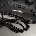 OSTENT Wired Classic Controller Gamepad Joystick for Nintendo Wii Remote Console Video Game Color Black