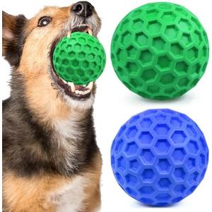 ZRIFAQESW Tough Dog Chew Toys for Aggressive Chewers, Indestructible Dog Balls for Aggressive Chewers, Squeaky Toys for Large Dogs, Squeaky Balls for Dogs, Interactive Funny Heavy Duty Ball