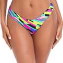 RELLECIGA Women's Cheeky Bikini Bottom (M)