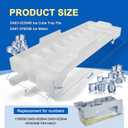 DA63-02284B Ice Cube Tray Compatible with Samsung, Fits Refrigerator Models RS25J500DSG/AA RF217ACRS RS25J500DSR RF18HFENBSR RM2 RB1 RB2 and More, Replace DA63-00284A AP4334981 1795936 PS4149221