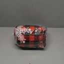 JSD Red Buffalo Plaid Snowflakes Sheet Set Full Size, 4 Piece Christmas Winter Microfiber Bedding Sheets Extra Deep Pocket