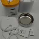 Automatic Cat Feeder - 4L Timed Auto Pet Feeder for Cat and Dog with Dry Food Dispenser, 180-day Battery Life, 1-6 Meals Per Day, 1-16 Portion, Desiccant Bag Keeps Food Fresh (White)