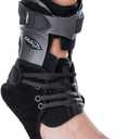 DonJoy Velocity Ankle Brace for Standard Size Right Calf with Low Profile Comfortable Design, Lightweight Construction, and Anatomically-Designed Bilateral Hinges (Medium, Extra Support) (1 Count (Pack of 1))