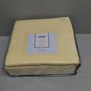 Nestl King Size Sheet Set, 4 Piece Extra Deep Pocket (18-24 inches), Microfiber, Hotel Luxury, Soft, Breathable, Wrinkle-Free, Easy to Care, Vanilla Yellow