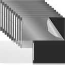 Zhanmai 10 Pcs 11x17 Inch Clear Front Report Covers, 3 Inch Capacity Plastic Presentation Folders with Prong Paper Fastener to Neatly Bind Reports Proposals Transcripts, Other Documents(Black)