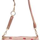 Cute Crossbody Bag for Women Strawberry Purse Corduroy Tote Bag Fashion Chain Aesthetic Handbags Travel Bags