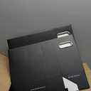 BALEINE File Organizer Box, Cardboard File Folder Organizer with Handle for Letter Size, Portable Collapsible Hanging Filing Box for Home Office Document Storage (2 Pack, Black)