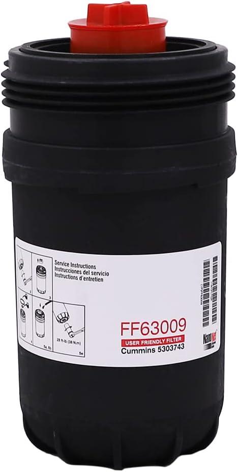 FF63009 Fuel Filter for Cummins B- and L- Series Diesel Engines Replaces Fleetguard FF63009 | Replaces 5303743 FF63008 FH22168
