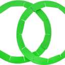 Cornucopia Brands Silicone Pie Crust Shields (2-Pack), Adjustable Pie Protectors, Green