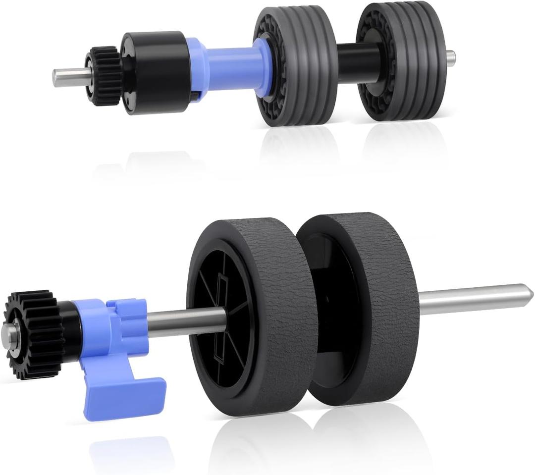 B12B819031 Scanner Exchange Roller Kit Replacement Compatible for Epson DS-530 ES-400 ES-500W ES-865 FF-680W DS-570W DS-575 DS-770 DS-780 DS-870 DS-970 DS-975, Replace B12B819041