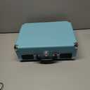 Victrola Journey Bluetooth Portable Suitcase Record Player  with Built-in Speakers, 3 Speed Vinyl Record Player, RCA Out, Headphone Jack (Turquoise)