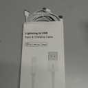 Susnwere 4 Pack [Apple MFi Certified] Apple Charging Cables 6ft, iPhone Chargers, Lightning Fast iPhone Charging Cord for iPhone 12/11/11Pro/11Max/ X/XS/XR/XS Max/8/7, ipad(White)