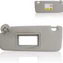 Left Driver Side Sun Visor Compatible with Chevy Vehicle 2011-2016 Cruze, Replace#95034256, 95034253, 84126667, 84126658 (Grey)
