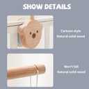 Baby Crib Mobile Arm,HBM 28-33inch Wooden Mobile Arm for Crib Mobile Hanger for Crib Baby Girl Nursery Decor