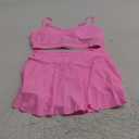 Pink Queen High 2 Piece Bikini Swimsuit Set Bathing Suit, M