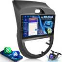 [4+64G] Upgrade Radio for KIA Soul 2010 2011 2012 2013-9 inch IPS Touchscreen Android Soul Stereo - Wireless Carplay and Android Auto, AI DSP, WiFi, GPS, Custom Homepage + AHD Backup Camera