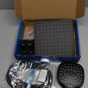 NearMoon Shower Head with Hose, High Pressure Stainless Steel Rain Shower and 3 Settings Handheld Spray Combo with Push Button Flow Control (8 Inch, Matte Black)