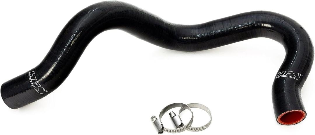 HPS - 57-2201-BLK Silicone Lower Radiator Hose