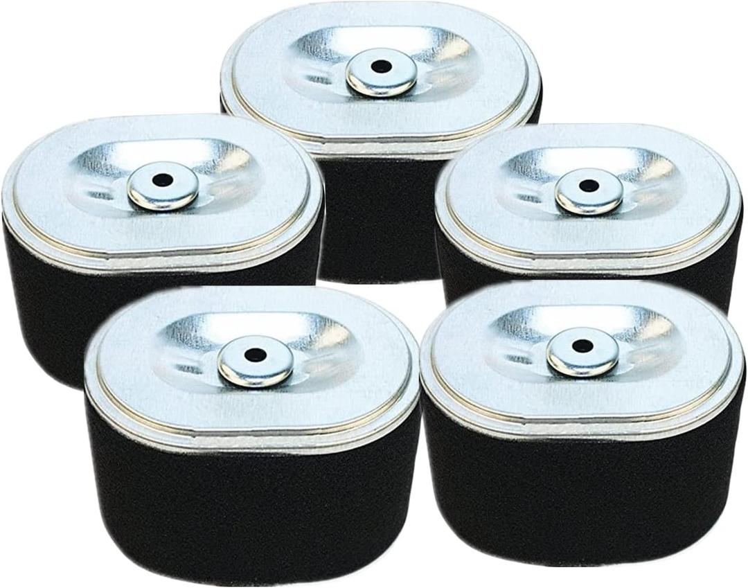 Replacement 17210-ZE1-517 Air Filter for Gx140 Gx160 Gx200 5.5hp 6.hp Small Engines, Compatible with Raven 212cc 24in Front-Tine Tiller (5 pcs)