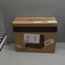 Vinyl Record Player 3-Speed Bluetooth Suitcase Portable Belt-Driven Record Player with Built-in Speakers RCA Line Out AUX in Headphone Jack Vintage Turntable (Black)