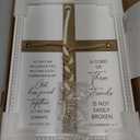 Musgsfbbs 3 Strands Cord Wedding Unity Sign 16 × 22 in - A Cord of Three Strands Unity Rope Cross Braid for Wedding Ceremony Ideas Gift For Couple, Eucalyptus Leaf Design