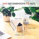 IMEEA Mini Watering Can for Succulents & Bonsai Tiny Stainless Steel Indoor Plant Watering Can with Long Spout for Small Desk Plants, 11oz/300ml
