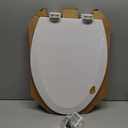 Bemis 1500EC 390 Lift-Off Wood Elongated Toilet Seat, Cotton White (Pack of 1)
