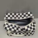 Lunch Bag Women Lunch Box for Women Adult Cute Insulated Lunch Bag Lager Cooler Lunch Tote Bags for Work Picnic (Black-White Plaid)