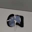 Mini Doll Car Seat for 17cm Dolls, Clip-On Air Vent Safety Seat with Soft Plush Cushion and ABS Base, Cute Car Decoration & Display Stand for Collectors and Toy Fans, Black