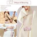 Argyle Wallet Case for Motorola Moto G31/G41 with Wrist Strap Shoulder Strap 9+ Card Slot Zipper Purse Luxury PU Leather Stand Checkered Cell Phone Cover for MotoG31 MotoG41 G 31 41 Rose Gold