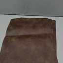 MOSAYT Vinyl Placemats Set of 4-12 X 17 Inch - Faux Leather 100% Waterproof Oil-Proof Wipeable PU Place Mats, Heat Resistant Reversible Table Mats for Kitchen, Dining, Outdoor (Brown)