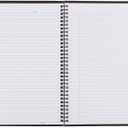 Blueline Duraflex Poly Notebook, Black, 11 x 8.5 inches, 160 Pages (B41.81)