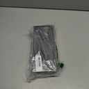 DRASTAR TV Remote Holder, Wall Remote Control Holder, 3 Slots Remote Caddy Wall Mount, Wooden TV Remote Wall Holder, Wall Pen Holder, Black