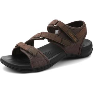 UBFEN Womens Hiking Comfortable Sport Walking Sandals Outdoor Athletic Water Sandals with Three Adjustable Straps 37