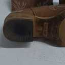 DREAM PAIRS Women's Cowboy Boots Mid Calf Cowgirl Boots Square Toe Chunky Heel Embroidery Stitched Western Boots 6.5