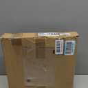 Bell Lamp Shades Set of 2, Scalloped 7" Top x 14" Bottom x 10" Height, Lamp Shades for Table Lamps & Floor Light, White Fabric Lampshades with Petal Edge Braid, Easy Assembly, Spider